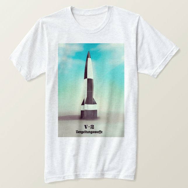 Vergeltungswaffe V2 Rocket T-Shirt (Design Front)