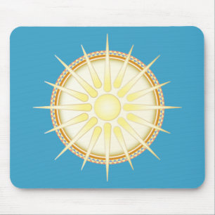Vergina Sun (Star of Vergina) Mouse Mat