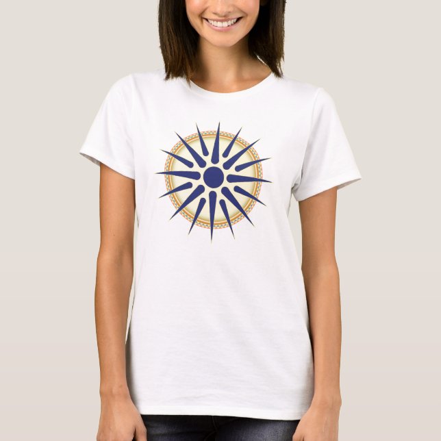 Vergina Sun (version 2) T-Shirt (Front)