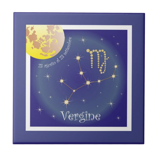 Vergine 23 agosto al 23 settembre photo tile (Front)