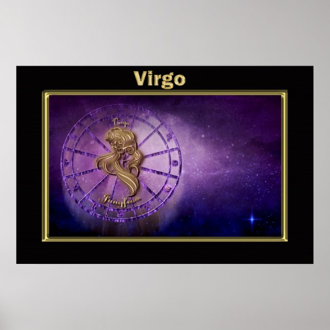 Vergo Zodiac Astrology design Poster (Front)