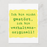 verhaltensoriginell