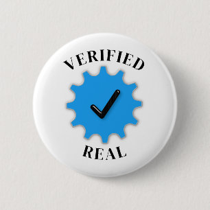 Verified Real 6 Cm Round Badge