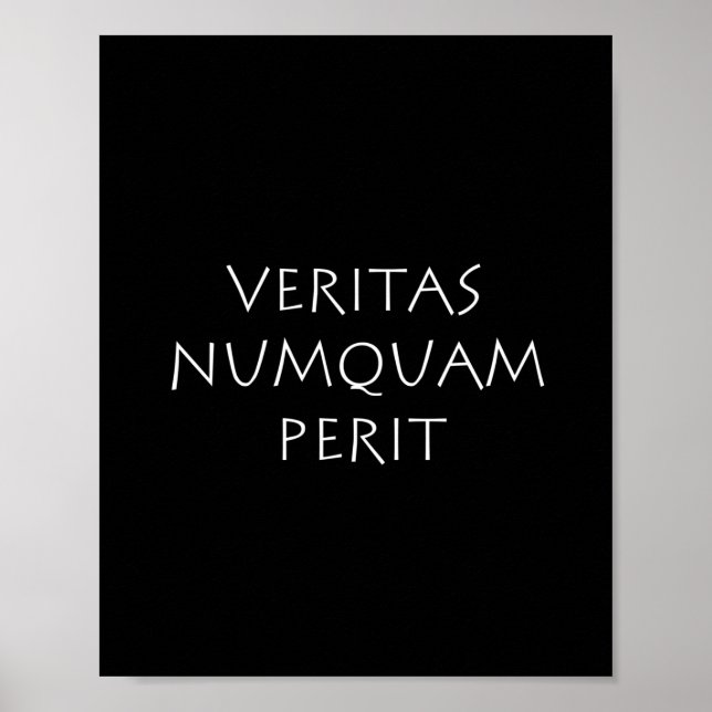 Veritas numquam perit poster (Front)