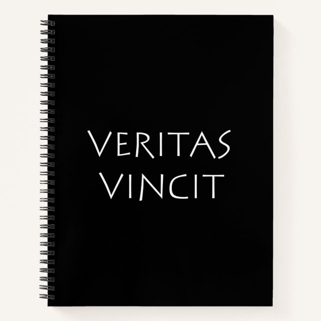 Veritas vincit notebook (Front)