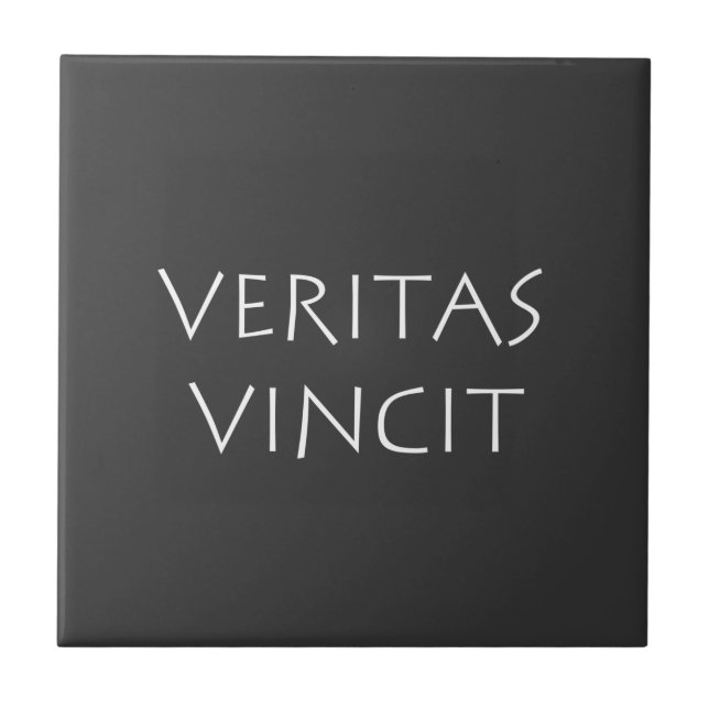 Veritas vincit tile (Front)