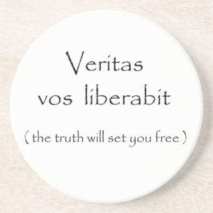Veritas vos liberabit-coaster coaster