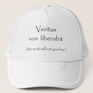 Veritas vos liberabit-hat trucker hat