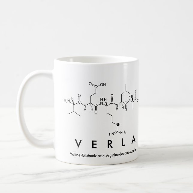 Verla peptide name mug (Left)