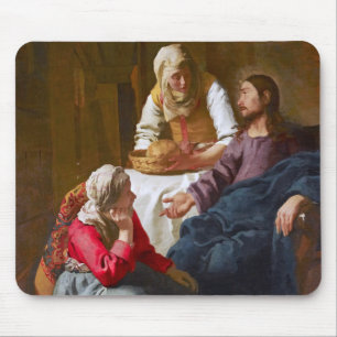 Vermeer - Christ in the House of Martha and Mary Mouse Mat