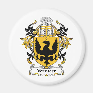 Vermeer Family Crest Magnet