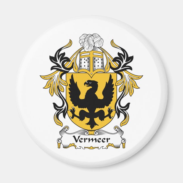 Vermeer Family Crest Magnet (Front)