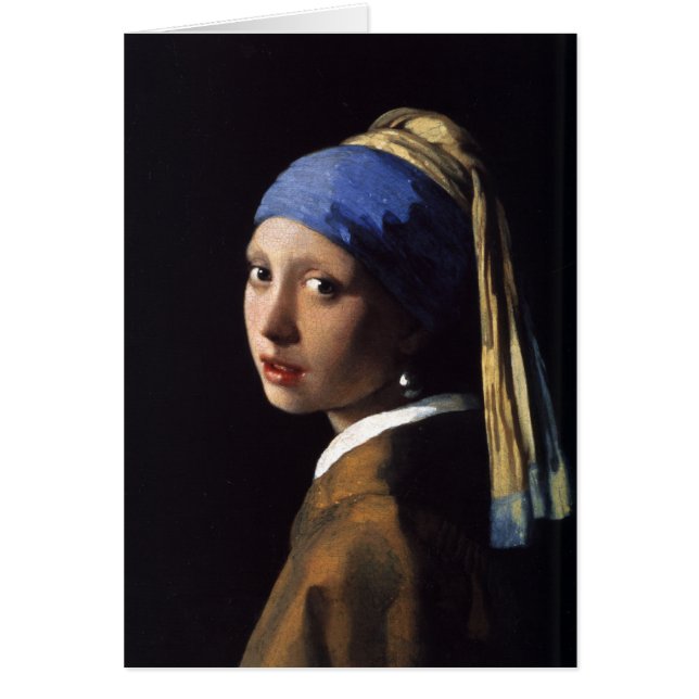 Vermeer Girl Pearl Earring Masterpiece Painting (Front)