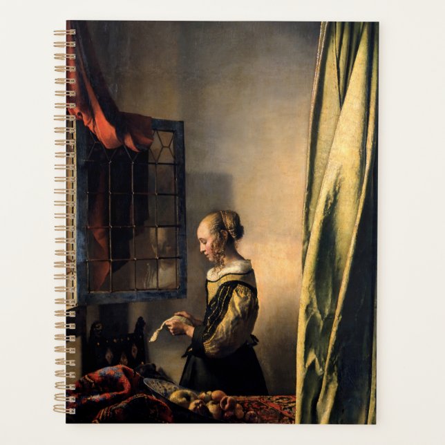 Vermeer - Girl Reading a Letter at an Open Window Planner (Front)