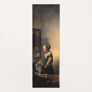 Vermeer - Girl Reading a Letter at an Open Window Yoga Mat