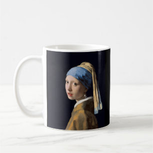 Vermeer Girl with a Pearl Earring Fine Art Coffee Mug