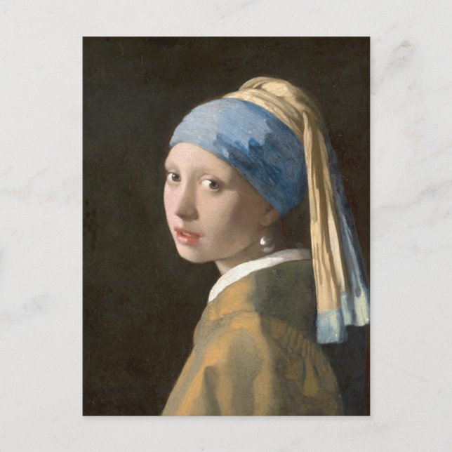VERMEER Girl with a Pearl Earring Postcard (Front)