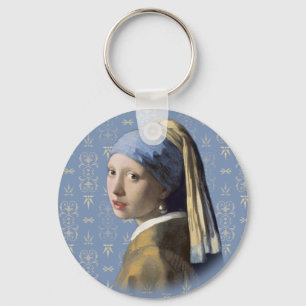 Vermeer- Girl with the Pearl Earring Key Ring