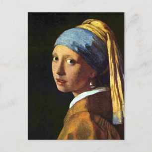 Vermeer - Girl with the Pearl Earring Postcard