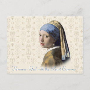 Vermeer- Girl with the Pearl Earring Postcard