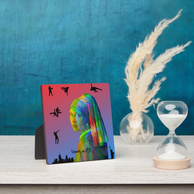 Vermeer in NYC Plaque (Insitu)