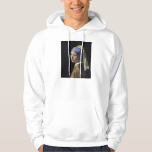 Vermeer Painting - Girl With a Pearl Earring Hoodie