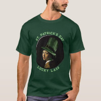 Vermeer Pearl Earring Clover St Patrick's Day