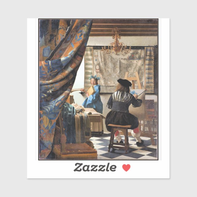 Vermeer - The Art of Painting (Sheet)