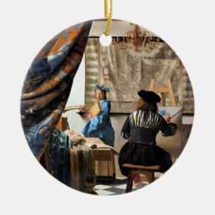 Vermeer - The Art of Painting Ceramic Ornament