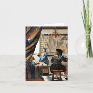 Vermeer - The Art of Painting Note Card
