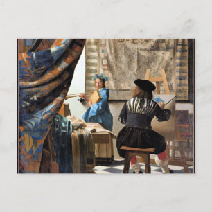 Vermeer - The Art of Painting Postcard