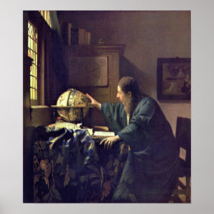 Vermeer - The Astronomer 1668 (READ DESCRIPTION!) Poster
