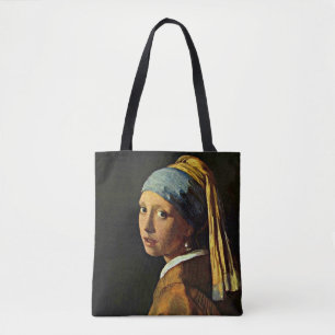 Vermeer - The Girl with a Pearl Earring Tote Bag