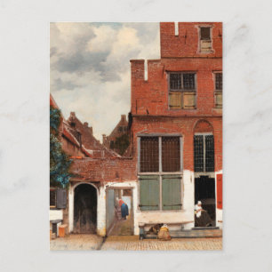 Vermeer - The Little Street Postcard