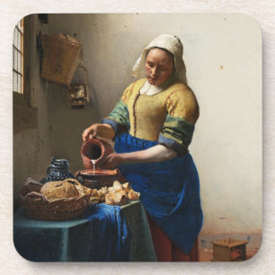 Vermeer The Milkmaid Coasters