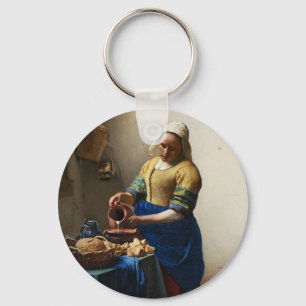 Vermeer The Milkmaid Key Chain