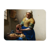 Vermeer The Milkmaid Magnet