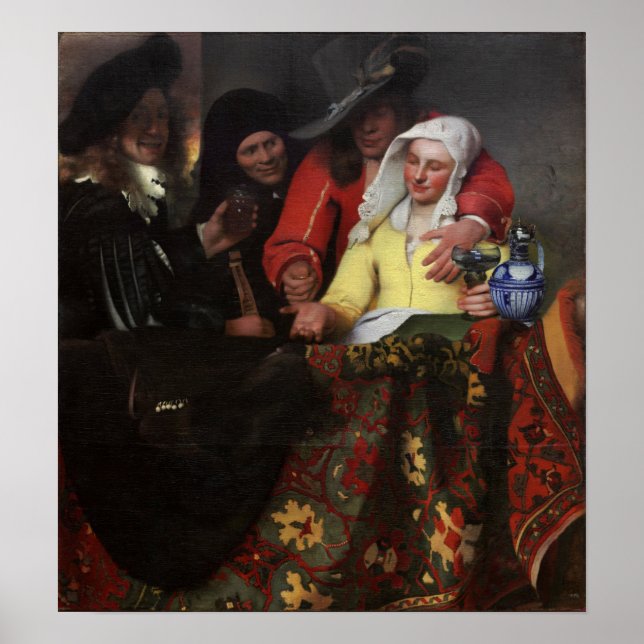 Vermeer - The Procuress 1656 Poster (Front)