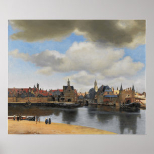 Vermeer - View Of Delft 1663 Poster