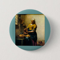 Vermeer's Maidservant Pouring Milk (circa 1660)
