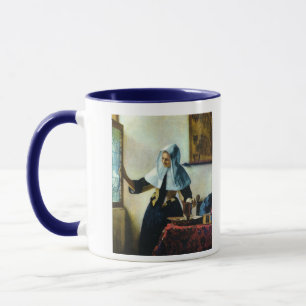 Vermeer's Young Woman with a Water Pitcher ca 1665 Mug