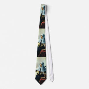 Vermeer's Young Woman with a Water Pitcher ca 1665 Tie
