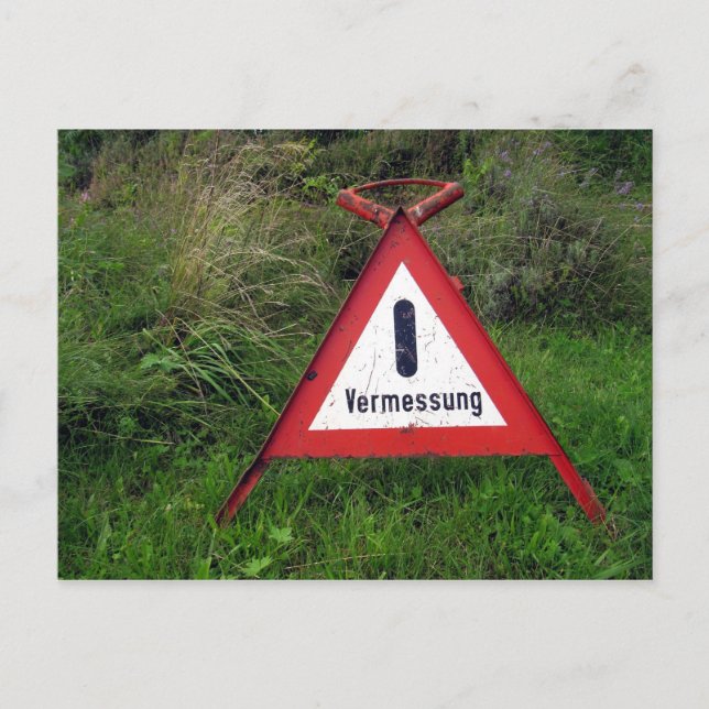 Vermessung Postcard (Front)