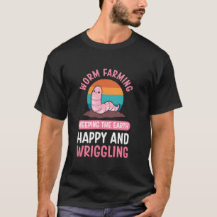 Vermi Compost Composting Vermicompost Worm Farmer T-Shirt