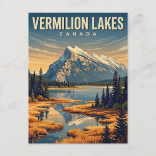 Vermilion Lakes Canada Postcard