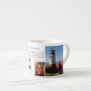 Vermilion Lighthouse espresso mug