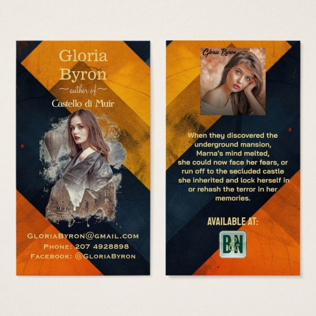 Vermillion Black Bookmarks Author Promotions (Front & Back)