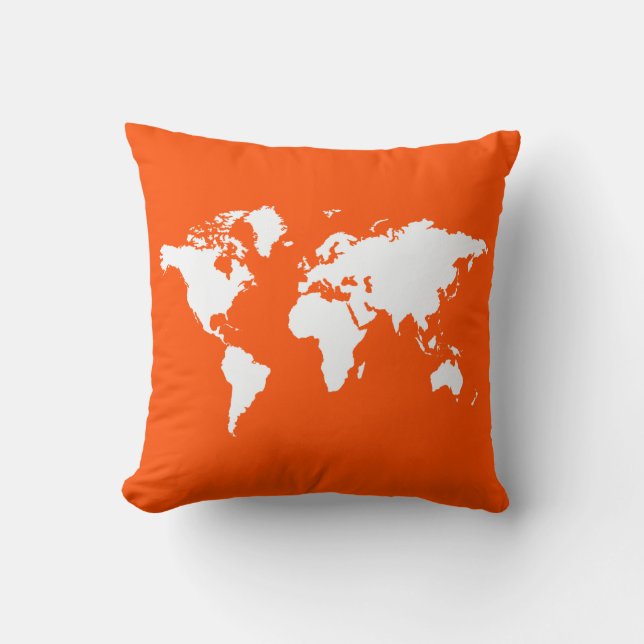 Vermillion Elegant World Cushion (Front)