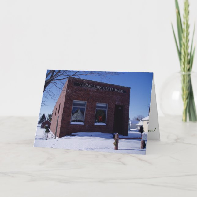 “Vermillion State Bank" Christmas Card (Front)