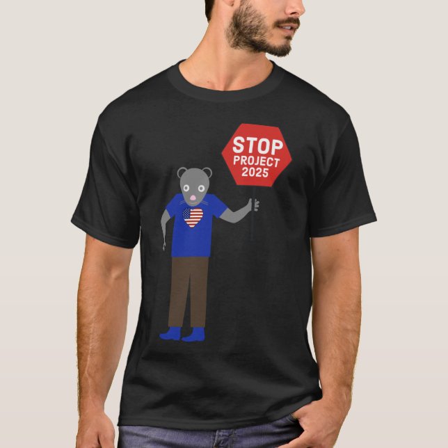 “vermin” Activist Stop Project 2025.  T-Shirt (Front)